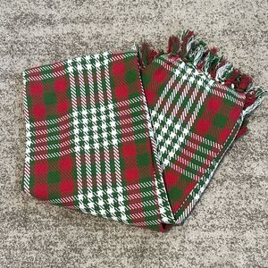 Threshold Christmas Plaid Cotton Throw 50”x60”